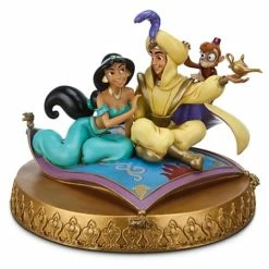 Disney Medium Figure Statue - Aladdin And Jasmine