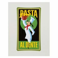 Disney Art Print - Pasta Goofy - Pasta Al Dente By Brian Blackmore