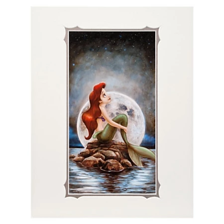 Disney Art Print - Ariel ''Little Mermaid'' By Darren Wilson 3 Disney Art Print - Ariel ''Little Mermaid'' By Darren Wilson