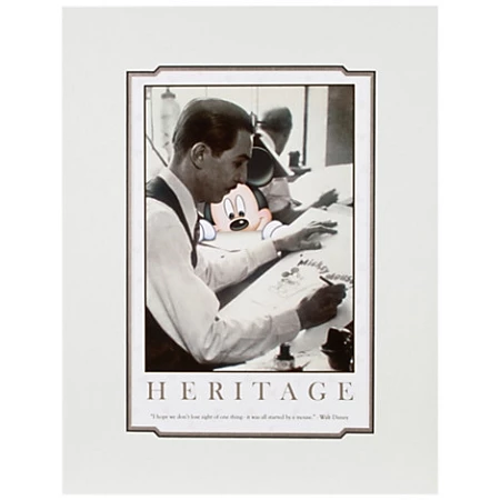 Disney Art Print - Walt Disney ''Heritage'' Deluxe Print 3 Disney Art Print - Walt Disney ''Heritage'' Deluxe Print