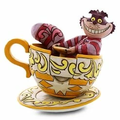 Disney Jim Shore Figurine - Cheshire Cat In Tea Cup