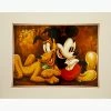 Disney Art Print - Mickey Mouse And Pluto - Taking It Easy 2 Disney Art Print - Mickey Mouse And Pluto - Taking It Easy -Art Print Sales 7509055880278
