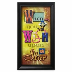 Disney Shadowbox - Jiminy Cricket - When You Wish Upon A Star