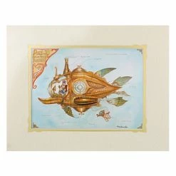 Disney Art Print - Donald Duck - Donald's Steam Powered Submarine
