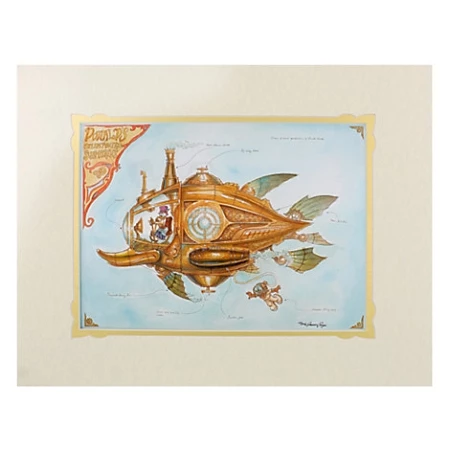 Disney Art Print - Donald Duck - Donald's Steam Powered Submarine 3 Disney Art Print - Donald Duck - Donald's Steam Powered Submarine