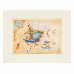 Disney Art Print - Goofy - Goofy's Pedal Powered Airship