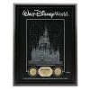 Disney Glass Panel - Cinderella Castle Etched - Disney World - 24K -Art Print Sales 7509055890004