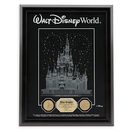 Disney Glass Panel - Cinderella Castle Etched - Disney World - 24K 3 Disney Glass Panel - Cinderella Castle Etched - Disney World - 24K