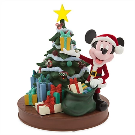 Disney Medium Figure - Retro Santa Mickey Mouse Tree - Light Up 3 Disney Medium Figure - Retro Santa Mickey Mouse Tree - Light Up