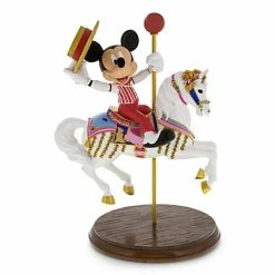 Disney Medium Figure - Jingles And Mickey Mouse Carousel Horse