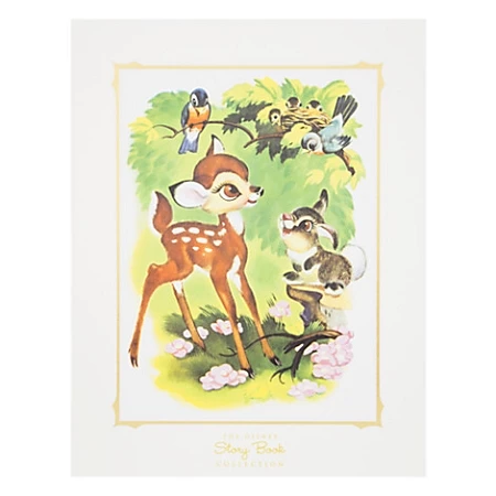 Disney Story Book Deluxe Art Print - Bambi And Thumper 3 Disney Story Book Deluxe Art Print - Bambi And Thumper