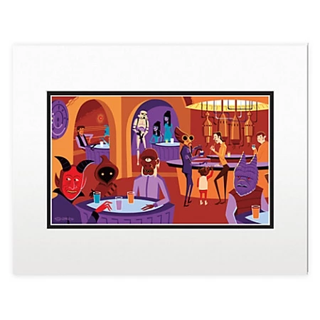 Disney Art Print - Shag Star Wars Cantina - Left Side 3 Disney Art Print - Shag Star Wars Cantina - Left Side