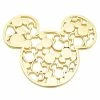 Disney Mickey Mouse Pin - Gold Filigree Icon 1 Disney Mickey Mouse Pin - Gold Filigree Icon -Art Print Sales 7511002522013