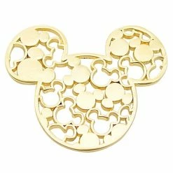 Disney Mickey Mouse Pin - Gold Filigree Icon