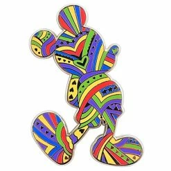 Disney Mickey Mouse Pin - Rainbow, Stars And Hearts