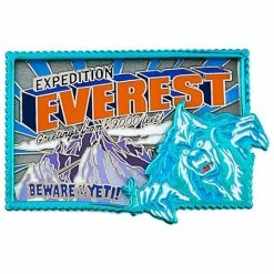 Disney Expedition Everest Pin - Beware Of The Yeti