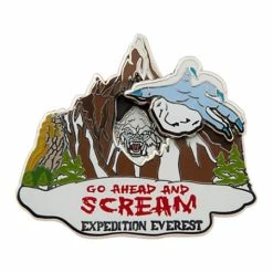 Disney Expedition Everest Pin - Yeti - Go Ahead And Scream
