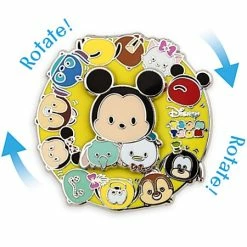 Disney Tsum Tsum Pin - Mickey Mouse And Friends - Spinner