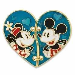 Disney Broken Heart Pin Set - Mickey And Minnie Mouse