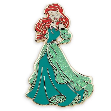 Disney Princess Pin - Ariel - Glitter Dress 3 Disney Princess Pin - Ariel - Glitter Dress