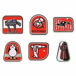Disney Star Wars Pin Set - The Last Jedi - 6 Pins