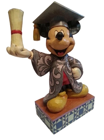 Disney Jim Shore Figurine - Graduation Mickey Mouse - You Did It 3 Disney Jim Shore Figurine - Graduation Mickey Mouse - You Did It