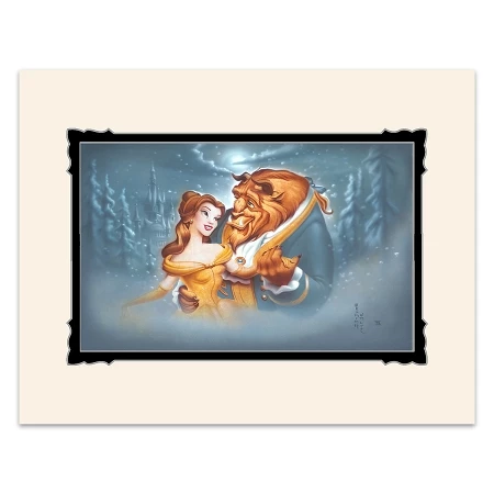 Disney Noah Art Print - Beauty And The Beast - Evening Waltz 3 Disney Noah Art Print - Beauty And The Beast - Evening Waltz