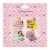 Disney Pin Booster Set - Disney Princess Text - 4 Pins
