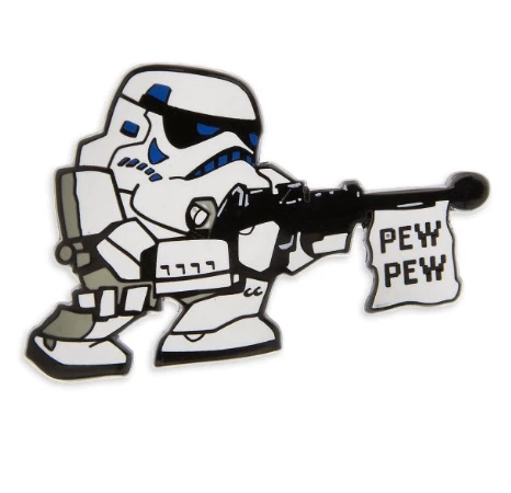 Disney Star Wars Pin - Stormtrooper - Pew Pew 2 Disney Star Wars Pin - Stormtrooper - Pew Pew