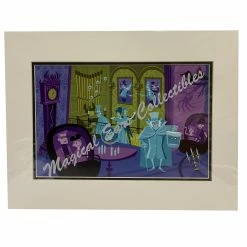 Disney Shag Art Print - The Haunted Mansion - 31 Ghosts - Left Side