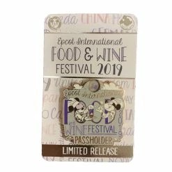 Disney Food & Wine Festival Pin - 2019 Mickey & Minnie - Passholder