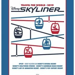 Disney Deluxe Art Print - Disney Skyliner - Walt Disney World