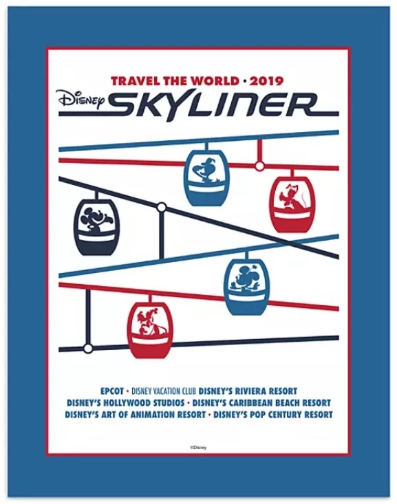 Disney Deluxe Art Print - Disney Skyliner - Walt Disney World 3 Disney Deluxe Art Print - Disney Skyliner - Walt Disney World
