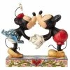 Disney Jim Shore Figure - Mickey & Minnie - Smooch For My Sweetie -Art Print Sales dc18h72964845