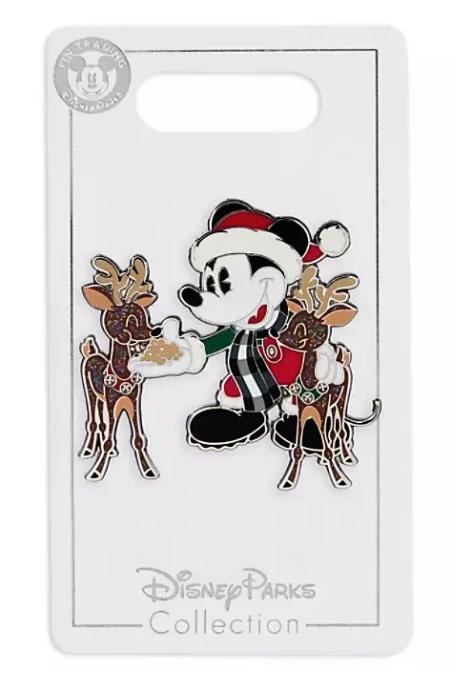 Disney Holiday Pin - Mickey Mouse And Reindeers 3 Disney Holiday Pin - Mickey Mouse And Reindeers