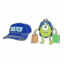 Disney Monsters University Pin Set - Mike Wazowski And Baseball Cap
