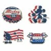 Disney Americana Pin Set - Mickey Mouse Flair Set - Set Of 4