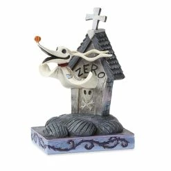 Disney Jim Shore Figure - Zero And Doghouse - Floating Friend