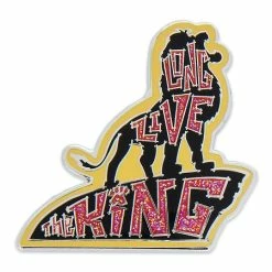 Disney Lion King Pin - Simba Long Live The King Text Art