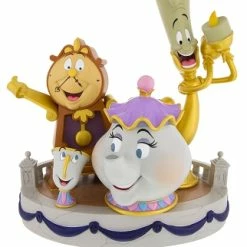 Disney Medium Figure - Beauty And The Beast Group - Light Up