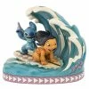 Disney Jim Shore Figurine - Lilo And Stitch - Surf Boarding -Art Print Sales img 5149