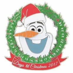 Disney Holiday Pin - 2017 Olaf Countdown - Jumbo