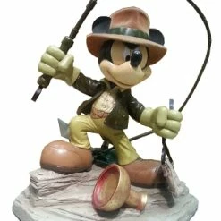Disney Medium Figure Statue - Mickey Mouse - Indiana Jones