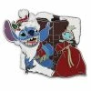 Disney Holiday Pin - Santa Stitch Hangs From Chimney -Art Print Sales sc102049