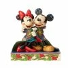 Disney Jim Shore Figure - Mickey And Minnie With Quilt -Art Print Sales sc10291