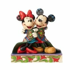Disney Jim Shore Figure - Mickey And Minnie With Quilt