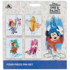 Disney Pin Set - Disney Ink & Paint - 4 Pins