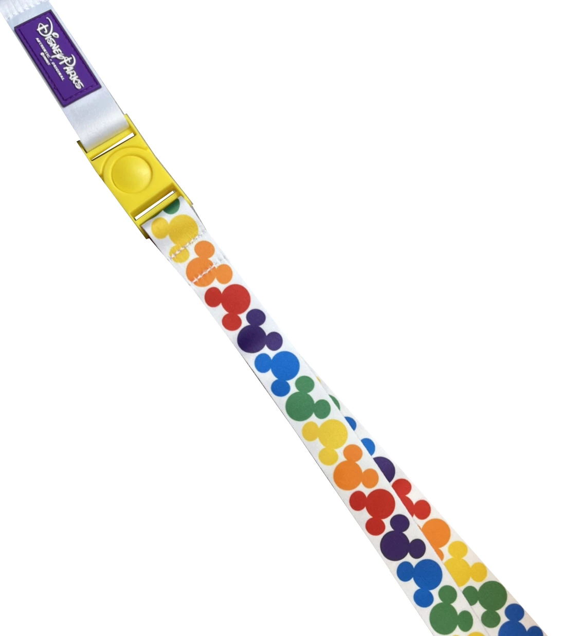 Disney Reversible Pin Lanyard - Rainbow Mickey Mouse 3 Disney Reversible Pin Lanyard - Rainbow Mickey Mouse