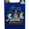 Disney 50th Anniversary Pin - Mickey And Minnie With Castle -Art Print Sales sc14998