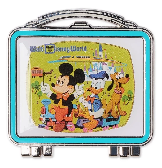 Disney 50th Anniversary Pin - Mickey & Friends Lunch Box - Hinged 3 Disney 50th Anniversary Pin - Mickey & Friends Lunch Box - Hinged
